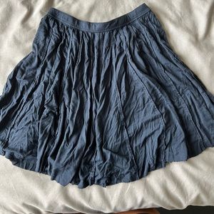 navy hollister skirt